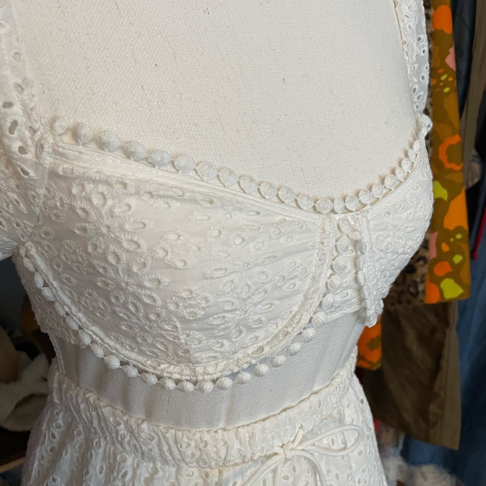 SABO Argentina white eyelet skirt set - Picture 3 of 15